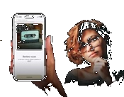 Buyer scanning the item with a phone